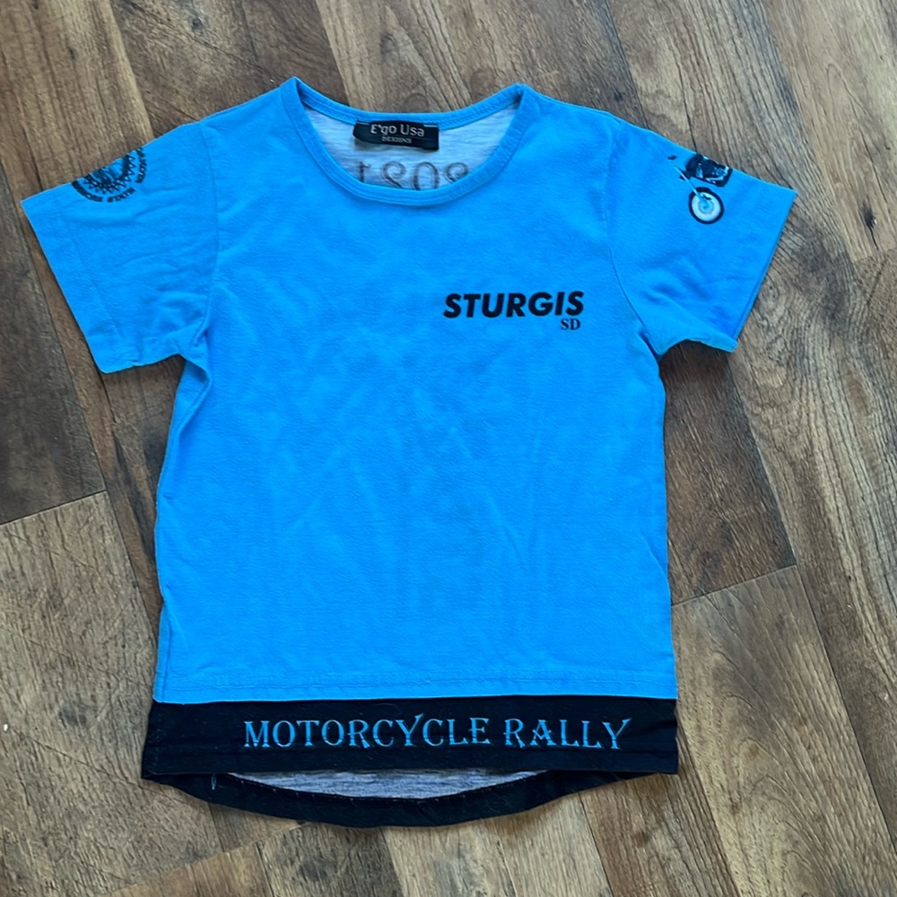 4/$20🥳 Ego USA Sturgis Rally shirt kids size 6